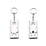 2 Stück Outdoor-Überlebens-Rettungspfeife aus Edelstahl mit hoher Dezibelzahl und drei Rohren, Silver, Grey, Black, Colorful, Gold – Bild 5