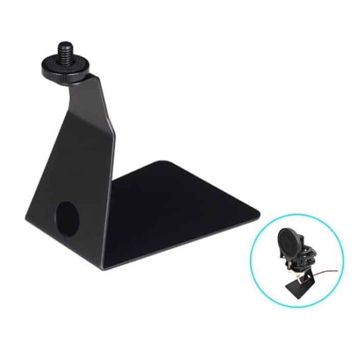 TEYUN L-förmiger Eisen-Dreieck-Metall-Mikrofonständer – Bild 2