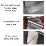 Manuelle Hamburger-Fleischpresse aus Edelstahl 304, Circular, Square – Bild 3