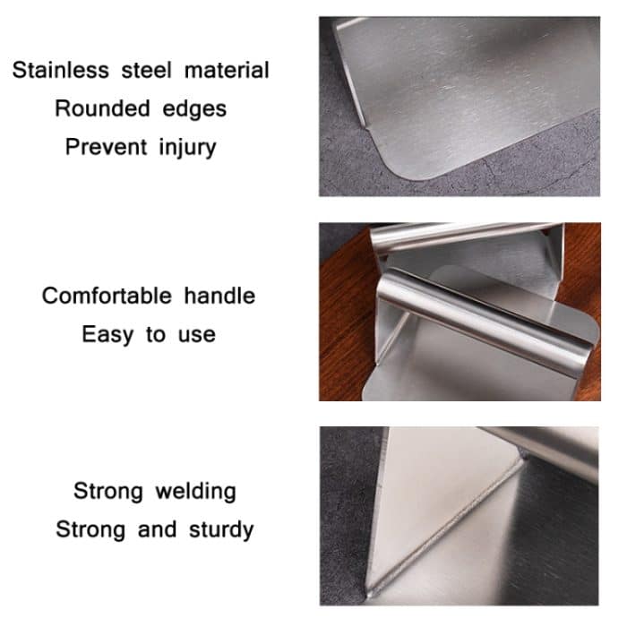 Manuelle Hamburger-Fleischpresse aus Edelstahl 304, Circular, Square – Bild 3