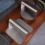 Manuelle Hamburger-Fleischpresse aus Edelstahl 304, Circular, Square – Bild 4