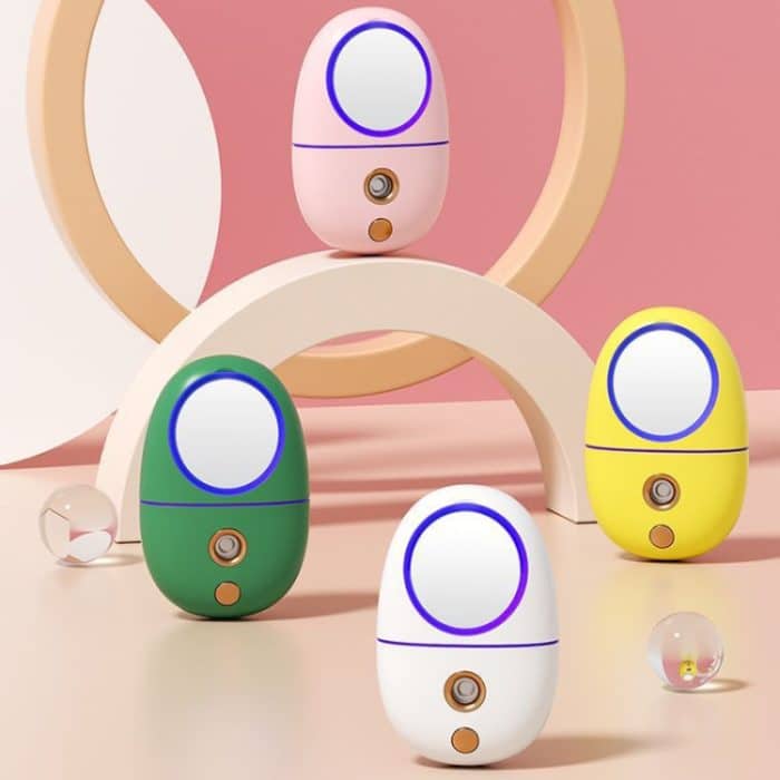 Q801A Make-up-Spiegelspray-Feuchtigkeitsgerät, White, Yellow, Pink, Green – Bild 2