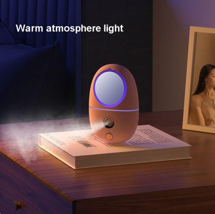 Q801A Make-up-Spiegelspray-Feuchtigkeitsgerät, White, Yellow, Pink, Green – Bild 4