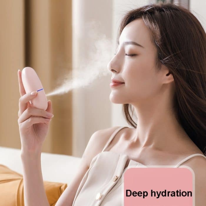 Q801A Make-up-Spiegelspray-Feuchtigkeitsgerät, White, Yellow, Pink, Green – Bild 5