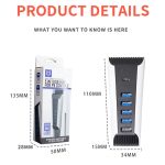 5 in 1 USB-Hub für PS5-Konsole – Bild 2
