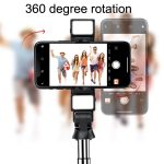 K12D Live Beauty Bluetooth Stativ Selfie Stick – Bild 3