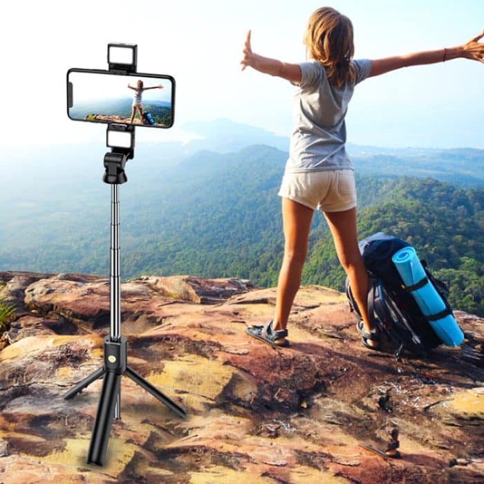 K12D Live Beauty Bluetooth Stativ Selfie Stick – Bild 6