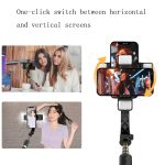 CYKE Q08D Handheld Dual Light Bluetooth Handy Selfie Stick, Dual Light Version – Bild 5