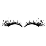 5 Paare Auto große Lampe Augenbraue Aufkleber Sexy Augen Wimpern Auto Aufkleber, Black, White, Red, Yellow, Blue, Green