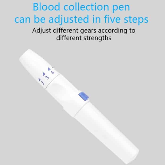 803 LCD-Bildschirm Home Automatischer Blutzuckertest, Set – Bild 6