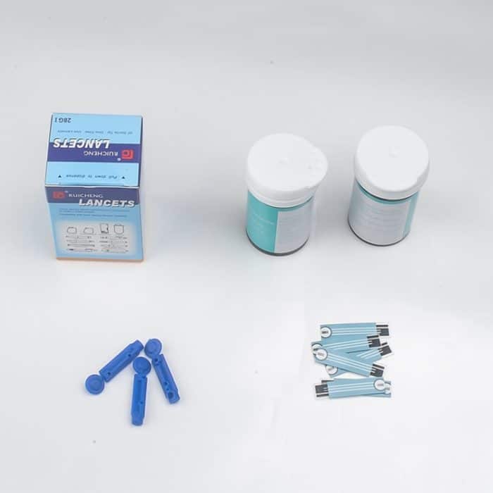 803 LCD-Bildschirm Home Automatischer Blutzuckertest, Set – Bild 7