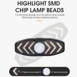 WEST BIKING Fahrrad-Rücklicht mit Fernbedienung und Hupenton, YP0701313 – Bild 4