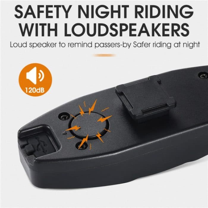 WEST BIKING Fahrrad-Rücklicht mit Fernbedienung und Hupenton, YP0701313 – Bild 5