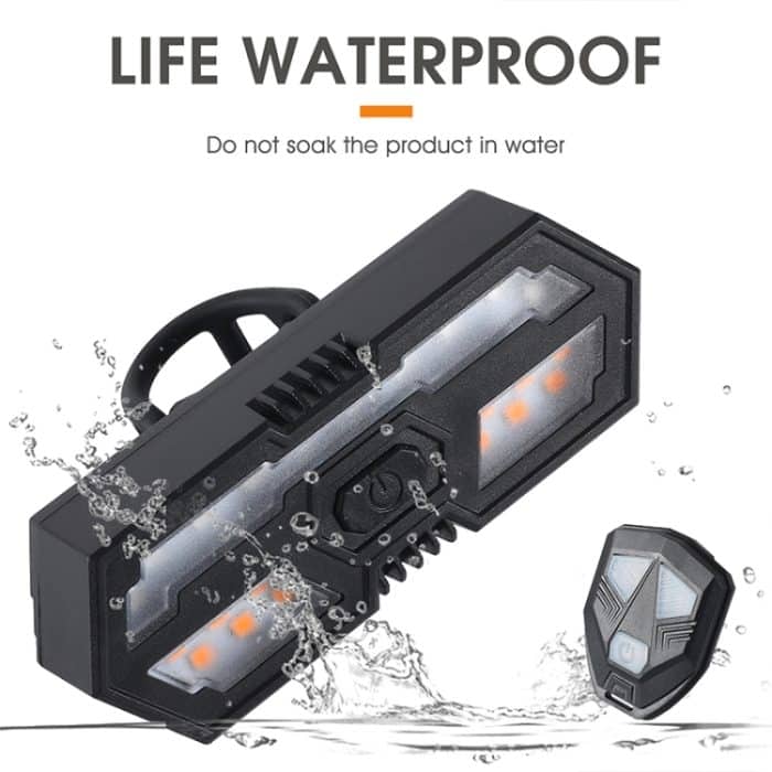 WEST BIKING Fahrrad-Rücklicht mit Fernbedienung und Hupenton, YP0701314 – Bild 3