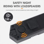 WEST BIKING Fahrrad-Rücklicht mit Fernbedienung und Hupenton, YP0701314 – Bild 4