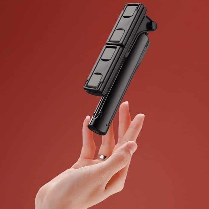 CYKE A17 Bluetooth-Fernbedienung mit Stativ-Foto-Live-Halterung, A17- 0.8m Black (Without Light) – Bild 2