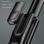 CYKE A17 Bluetooth-Fernbedienung mit Stativ-Foto-Live-Halterung, A17- 0.8m Black (Without Light) – Bild 3