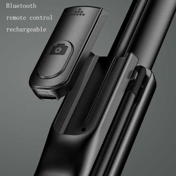CYKE A17 Bluetooth-Fernbedienung mit Stativ-Foto-Live-Halterung, A17- 0.8m Black (Without Light) – Bild 3