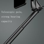 CYKE A17 Bluetooth-Fernbedienung mit Stativ-Foto-Live-Halterung, A17- 0.8m Black (Without Light) – Bild 6