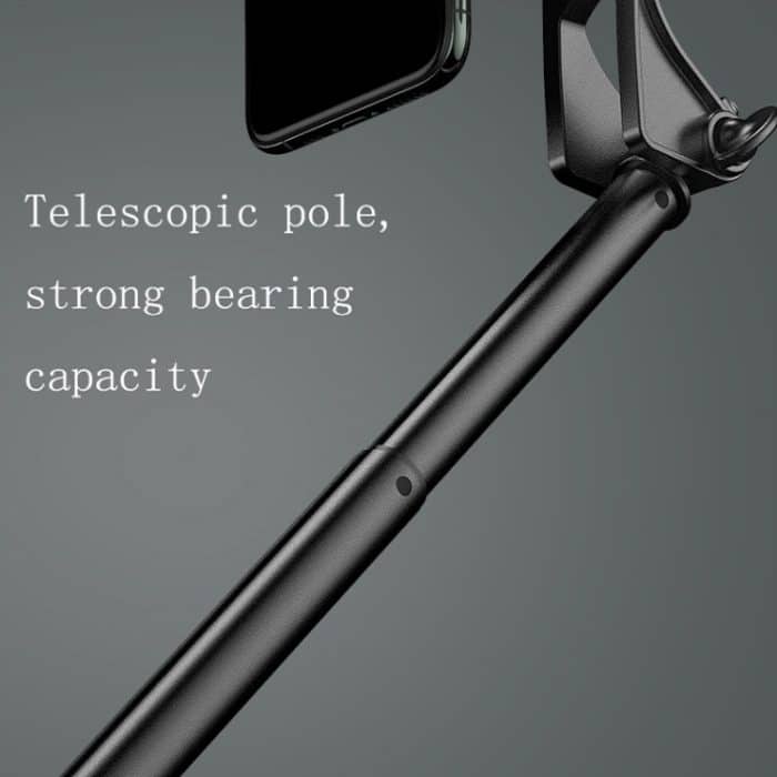 CYKE A17 Bluetooth-Fernbedienung mit Stativ-Foto-Live-Halterung, A17- 0.8m Black (Without Light) – Bild 6