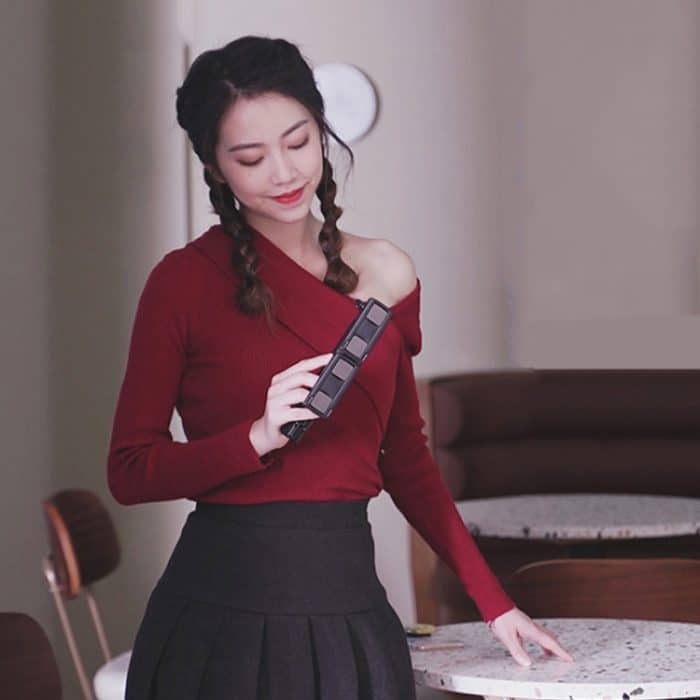 CYKE A17 Bluetooth-Fernbedienung mit Stativ-Foto-Live-Halterung, A17- 0.8m Black (Without Light) – Bild 7