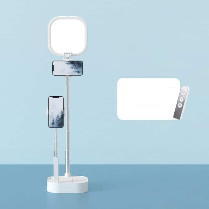 V8 Dual-Kamera 360 Grad drehbarer, lichtdurchfluteter Live-Ständer, Spezifikationen:, Holder, Holder + Remote, Holder + Storage Bag, Holder + Remote + Storage Bag – Bild 1