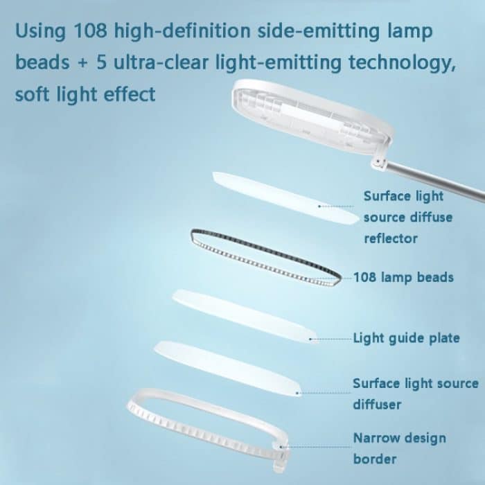 V8 Dual-Kamera 360 Grad drehbarer, lichtdurchfluteter Live-Ständer, Spezifikationen:, Holder, Holder + Remote, Holder + Storage Bag, Holder + Remote + Storage Bag – Bild 4