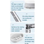 V8 Dual-Kamera 360 Grad drehbarer, lichtdurchfluteter Live-Ständer, Spezifikationen:, Holder, Holder + Remote, Holder + Storage Bag, Holder + Remote + Storage Bag – Bild 7