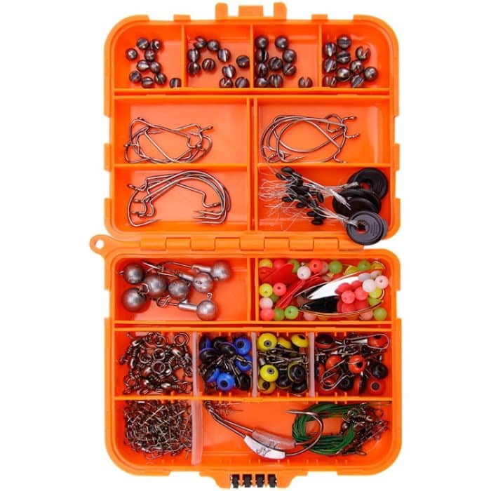 TBD0601897801A.jpg 213 Teile/Satz Road Squid Hook Zubehörset, 213 PCS / Set (Orange), 213 PCS / Set(Black) – Bild 1