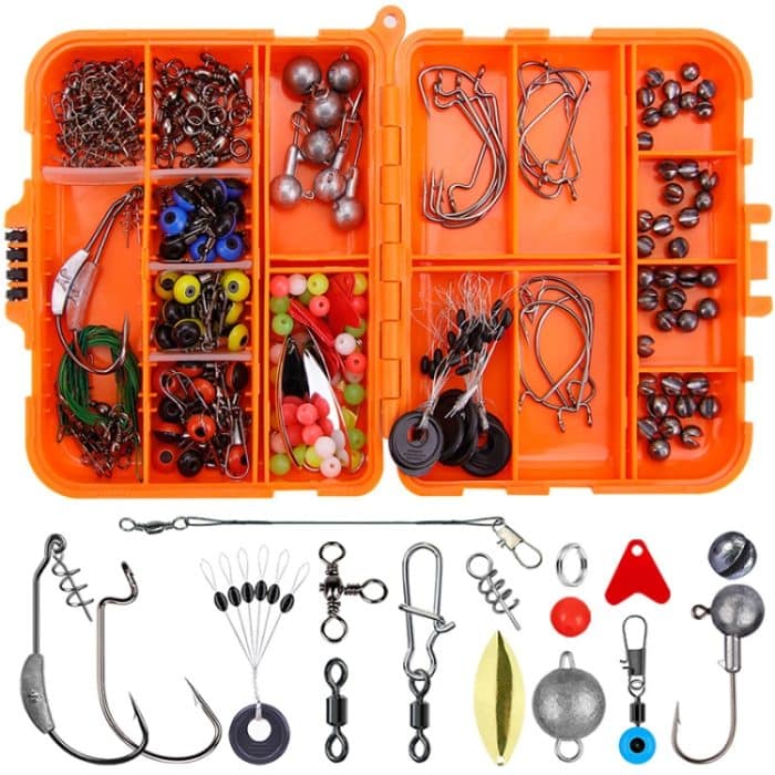 213 Teile/Satz Road Squid Hook Zubehörset, 213 PCS / Set (Orange), 213 PCS / Set(Black) – Bild 6
