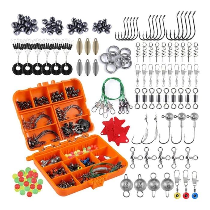 213 Teile/Satz Road Squid Hook Zubehörset, 213 PCS / Set (Orange), 213 PCS / Set(Black) – Bild 2