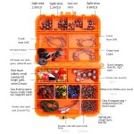 213 Teile/Satz Road Squid Hook Zubehörset, 213 PCS / Set (Orange), 213 PCS / Set(Black) – Bild 3