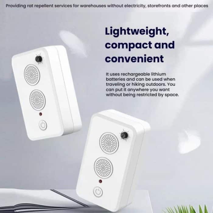 Abnehmbares, wiederaufladbares Ultraschall-Mäuseabwehrmittel gegen Fledermäuse, Mouse Repellent – Bild 5