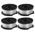 4-in-1-Nylon-Grasseil-Mähfaden für BLACK+DECKER-Rasenmäher, 4 PCS