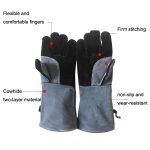 1 Paar JJ2001-1 Ofen-Mikrowellen-Back-Grill-Isolierungshandschuhe, Barbecue Insulation Gloves – Bild 4