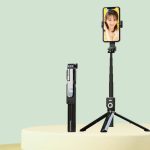 Integrierter Bluetooth-Selfie-Stick mit Vibrato-Fernbedienungs-Make-up-Spiegel, P80 1.33m, P81 1.7m