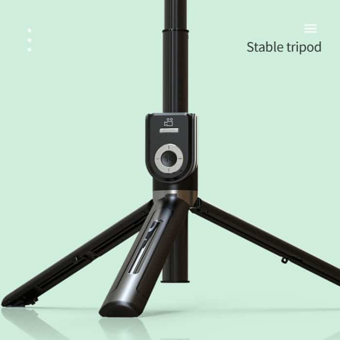 Integrierter Bluetooth-Selfie-Stick mit Vibrato-Fernbedienungs-Make-up-Spiegel, P80 1.33m, P81 1.7m – Bild 5