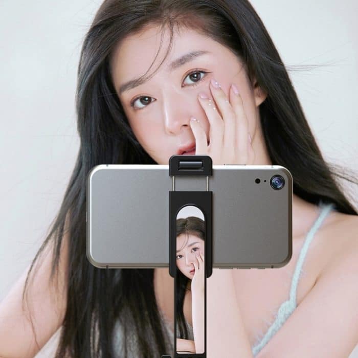 Integrierter Bluetooth-Selfie-Stick mit Vibrato-Fernbedienungs-Make-up-Spiegel, P80 1.33m, P81 1.7m – Bild 6