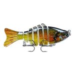 2 Stück PROBEROS HS001 10 cm 15,5 g Road Sub-Fish Bait Kunststoff Hartköder, A, B, C, D, E, G, H, I, M, N, O, P, Q, R, S
