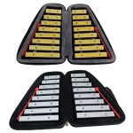 JZ-35 16-Ton-Doppelreihen-Glockenspiel-Orff-Schlaginstrument, Golden, Silver, Golden With Shelf, Silver With Shelf – Bild 6