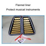 JZ-35 16-Ton-Doppelreihen-Glockenspiel-Orff-Schlaginstrument, Golden, Silver, Golden With Shelf, Silver With Shelf – Bild 3