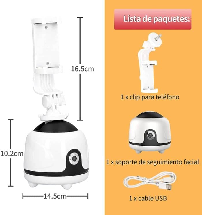 P1 360-Grad-Gesichtserkennungs-Tracking-Halterung, Spezifikation:, Tracking PTZ + Bracket, Tracking PTZ Clip Style + Bracket – Bild 2