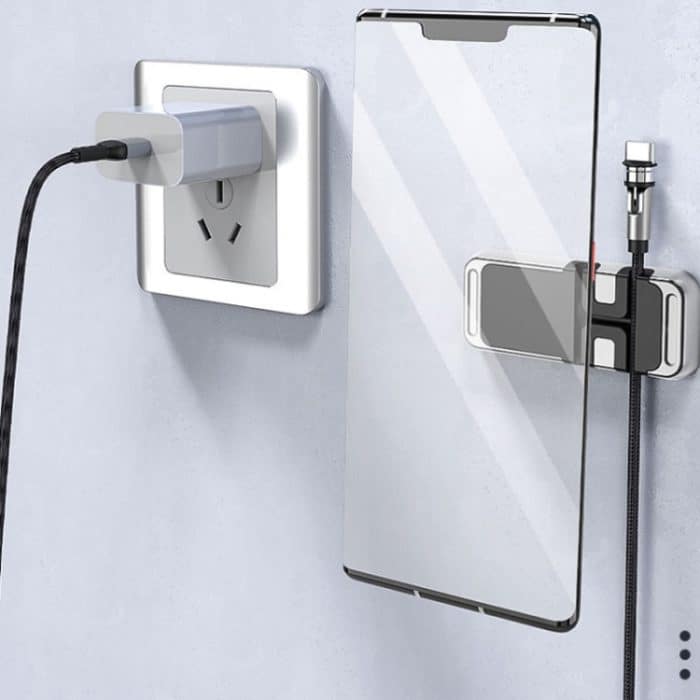 2 Stück S15 magnetische Halterung aus Aluminiumlegierung, Datenkabel-Aufbewahrungsaufkleber, Autotelefonhalter – Bild 7