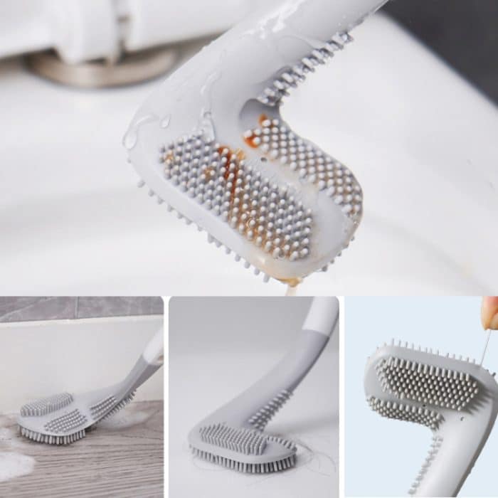 Golf-Toilettenbürste mit selbstöffnender und schließender wasserdichter Basis, White, Blue, Black, Green – Bild 5