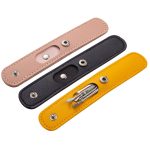 5 Sets 6-in-1-Edelstahl-Federspirale, tragbare Ohrstöpsel, Yellow Leather Case, Pink Leather Case, Black Leather Case, Yellow, Blue, Pink, Green, Purple, Black – Bild 7