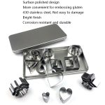 Keksform aus Edelstahl, 30 PCS / Set, 27 PCS / Set – Bild 2