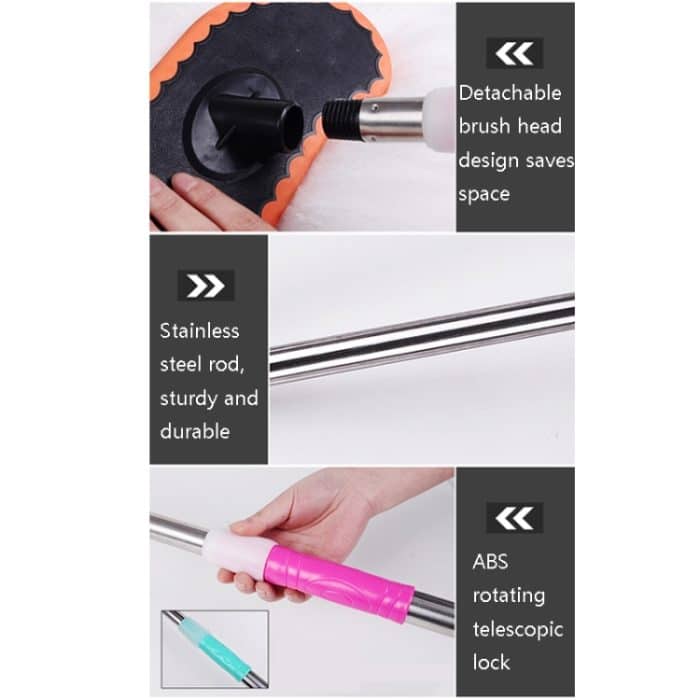 Erweiterter Teleskop-Autowaschmopp aus weicher Wolle, Größe:, 95cm, 125cm – Bild 5