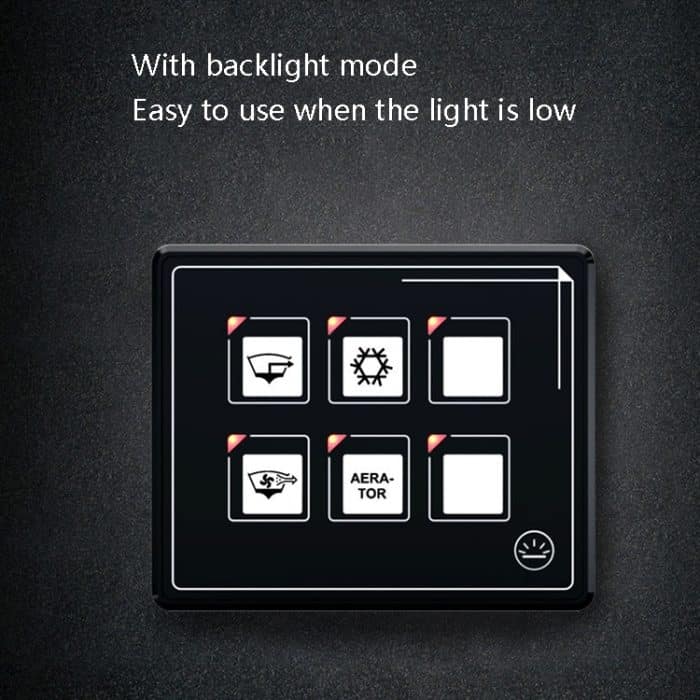 SP5106 RV Yacht-modifizierte 5-mm-Film-Touch 6-Bit-Panel-Schalter – Bild 6