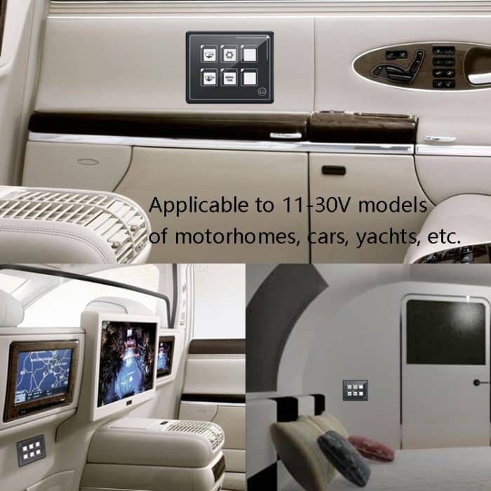 SP5106 RV Yacht-modifizierte 5-mm-Film-Touch 6-Bit-Panel-Schalter – Bild 7