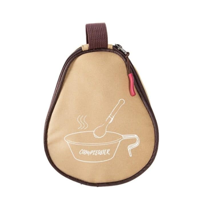 CAMPSOR Outdoor Camping Grillgeschirr Aufbewahrungstasche, Army Green, Khaki – Bild 1